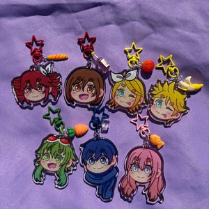 Vocaloid Friends Keychains// 2.5. Keychains