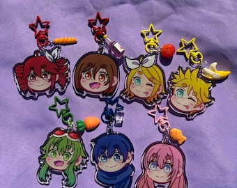 Vocaloid Friends Keychains// 2.5. Keychains