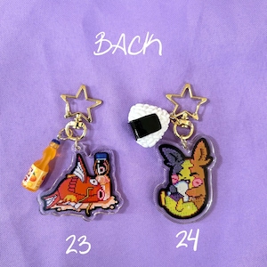 Pokémon/Eeveelution w/ Japanese Snacks Double Sided Keychains// 2in. Keychains image 7