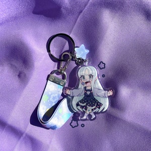Fuko Hoshi Chibi Keychain Lanyards// Acrylic 3in. Keychain