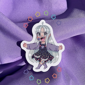 Fuko Hoshi Chibi Vinyl Stickers// Vinyl 3in. Sticker
