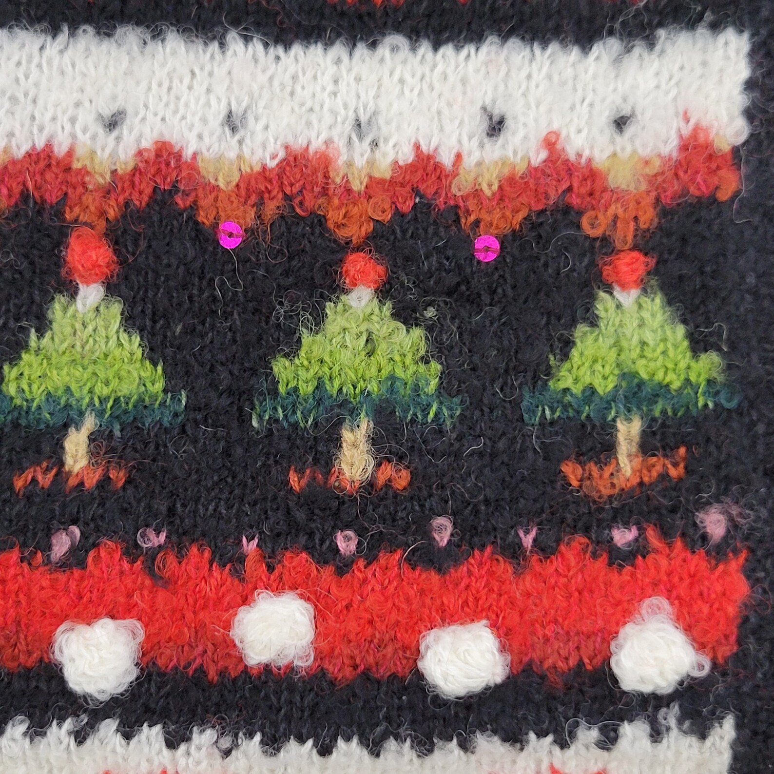 Blanche Knitted Christmas Cardigan in an Oversized Look main image 1