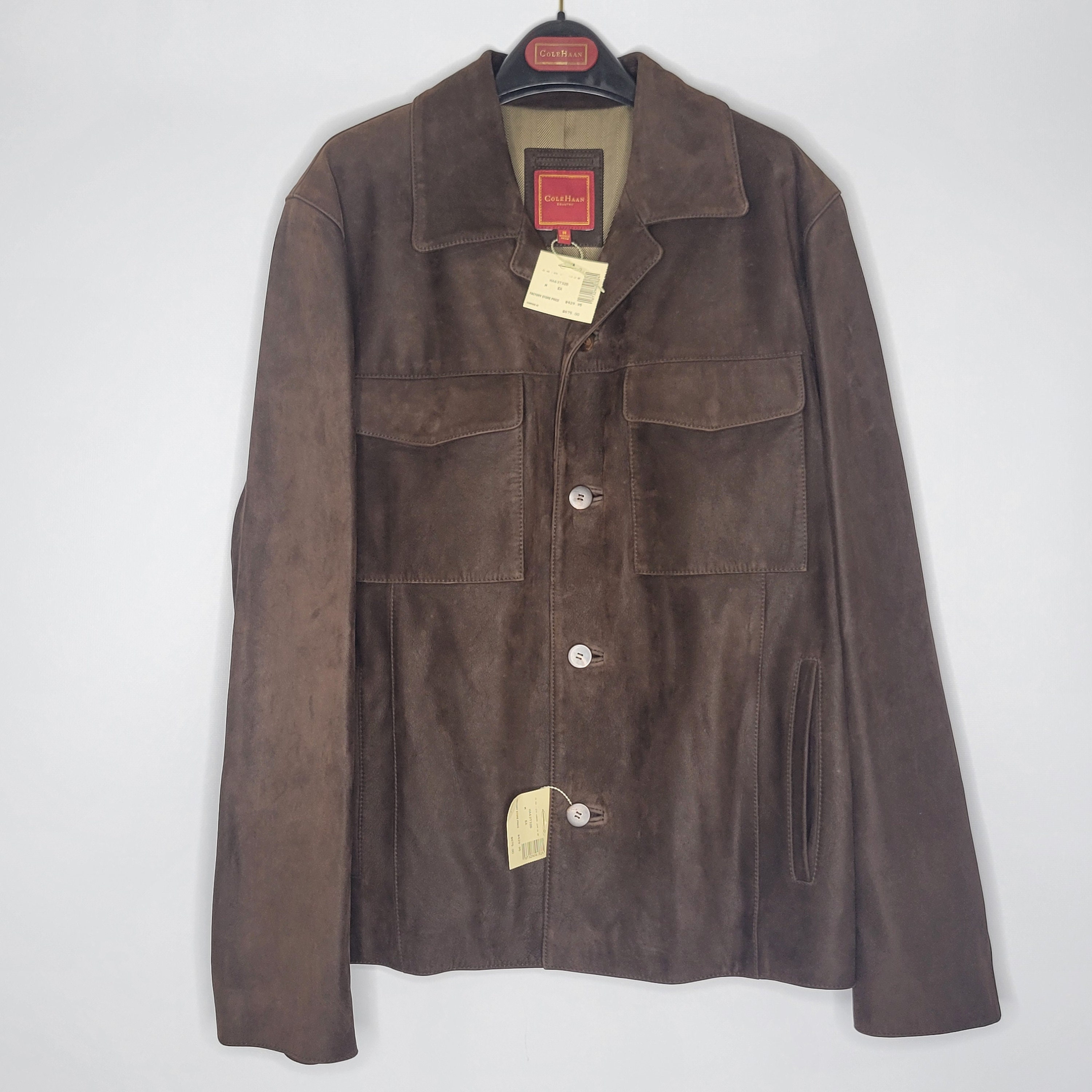 Cole haan suede varsity jacket hot sale