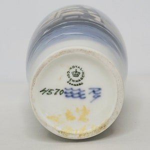 Vintage Royal Copenhagen Blue White Clipper Ship Vase 6.5" #4570 - Etsy