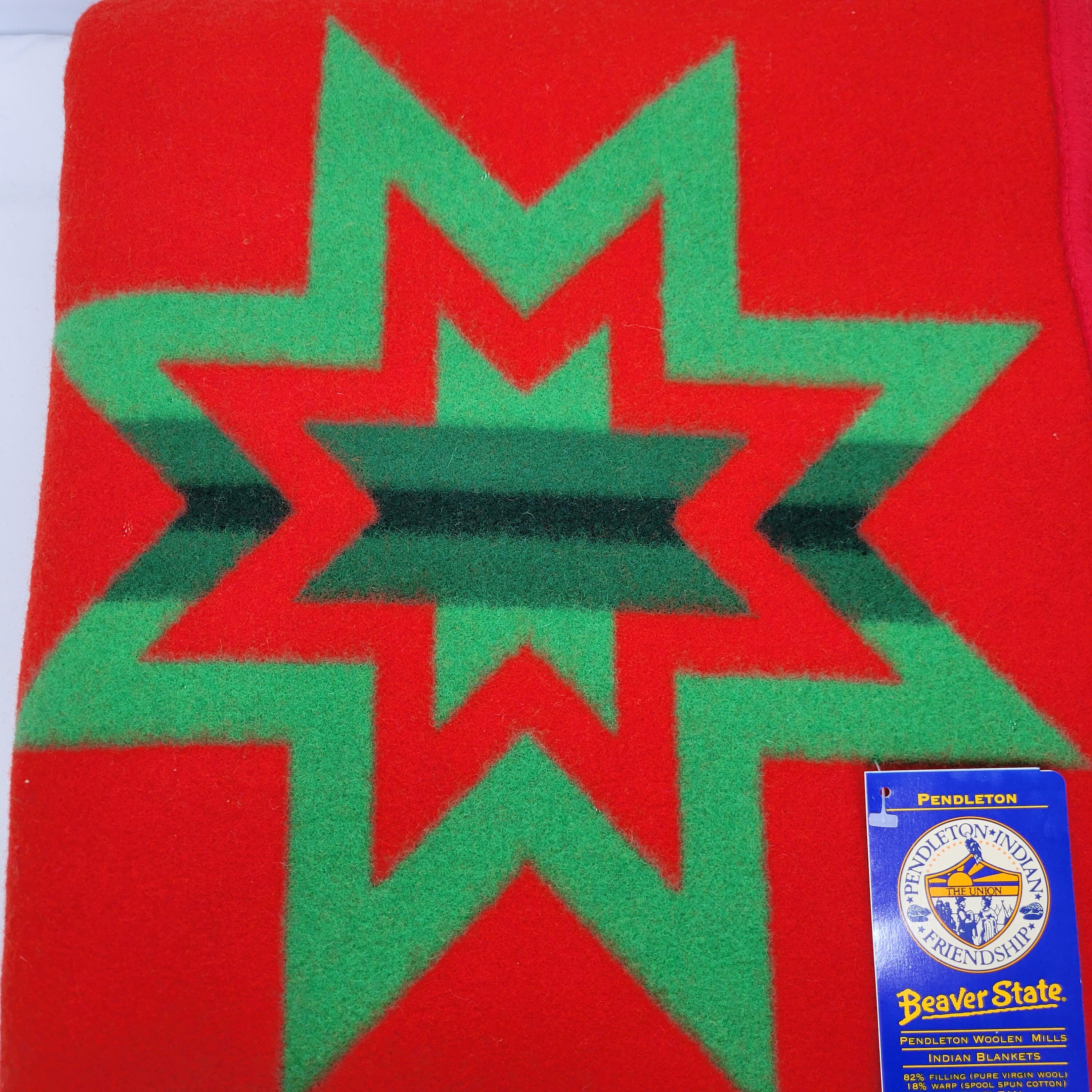 Pendleton Beaver State Sioux Star Wool Blanket 80 Pendleton Beaver State Sioux Star Wool Blanket 80