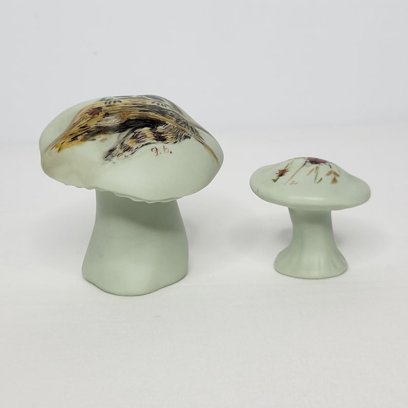 Blue - Mushroom Handcrafted Ceramic Toys (Set of 2) main image 1
