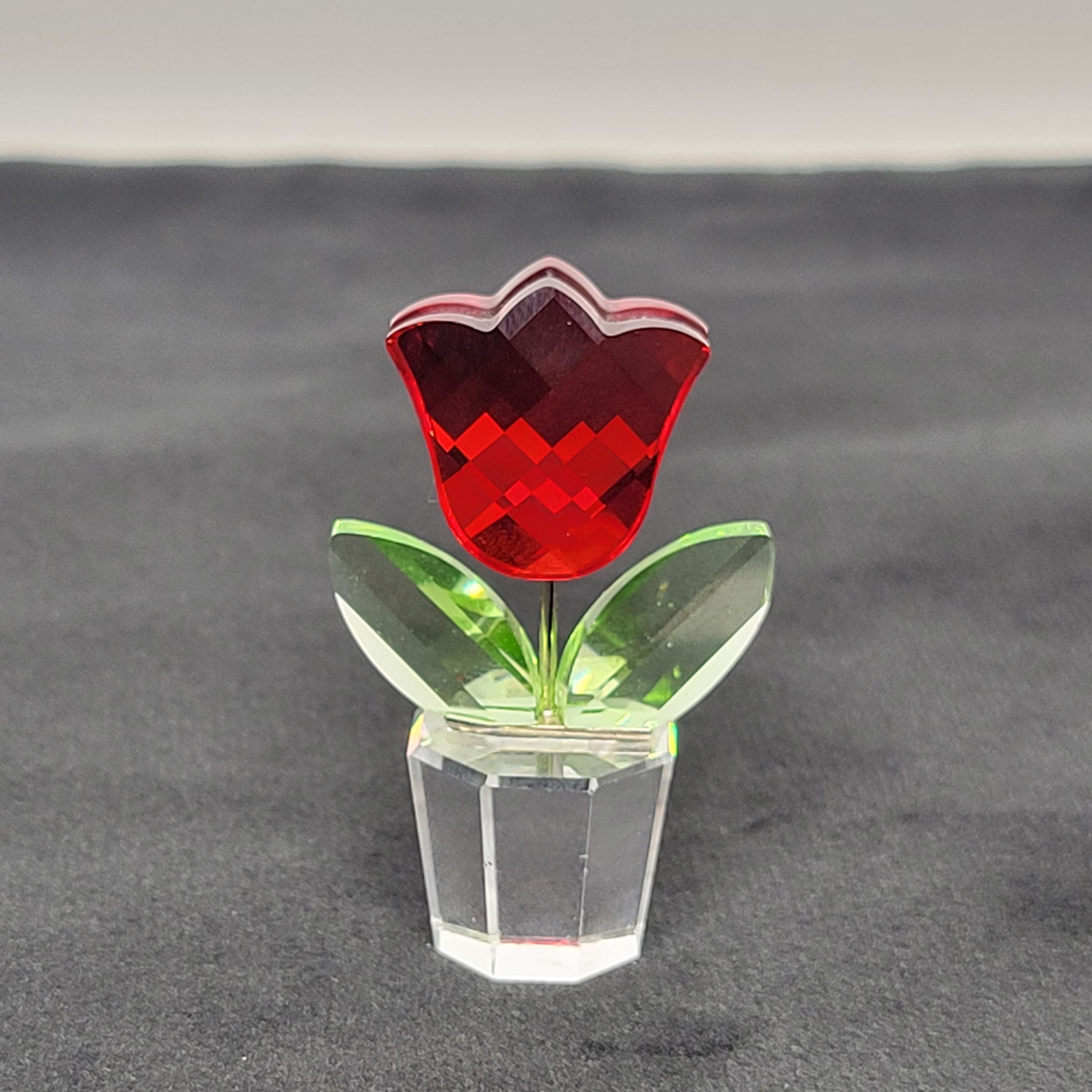 Swarovski Crystal Figurine Flowers in Pot - Etsy
