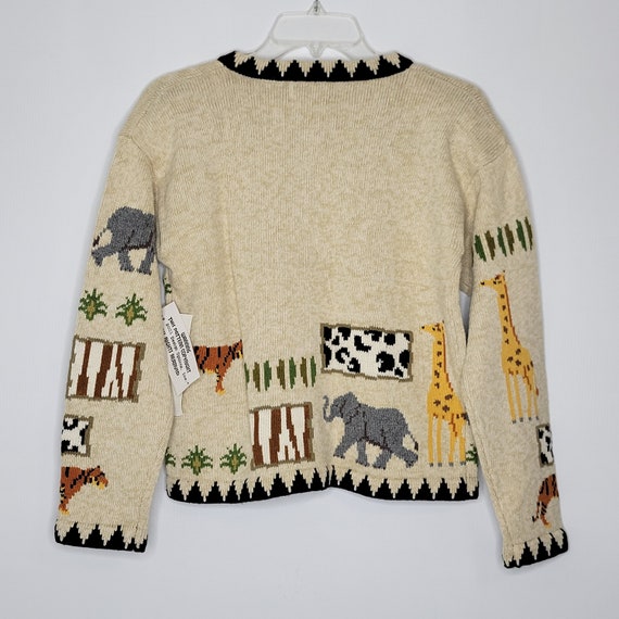 Philip & Jane Gordon 犬 犬小屋 カーディガン M Vintage Design Options Phillip Jane Gordon Safari Animals