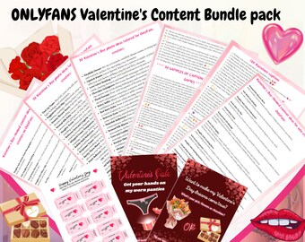 Captivez vos fans : des suggestions de contenus pour la Saint-Valentin pour votre compte OnlyFans - Téléchargement instantané