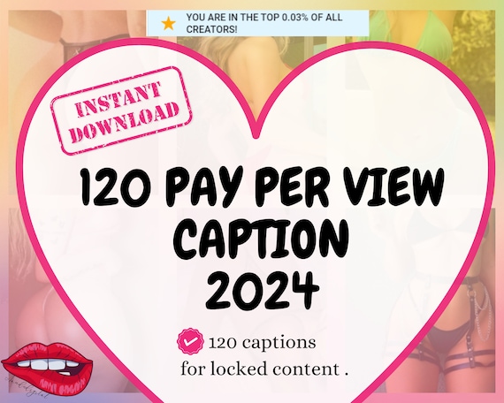 OnlyFans Chat: 120 PPV Message Captions & Scripts (Digital Download)