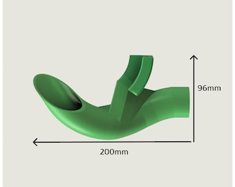 Colector de polvo para amoladora angular para disco de 125 mm. Corte de baldosas de 45 grados para amoladoras como Makita, DeWalt, Milwaukee, Bosch, Ryobi, Parkside, otras.