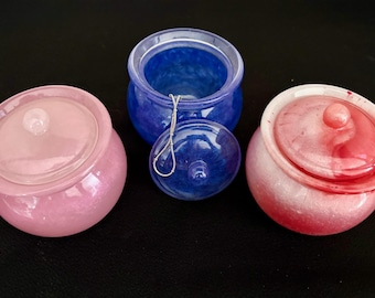 4" Resin Jar w/Lid
