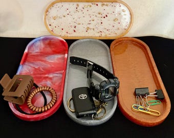 9x4 Oval Resin Trays