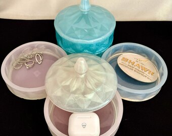 5" Stackable Resin Jewelry Boxes
