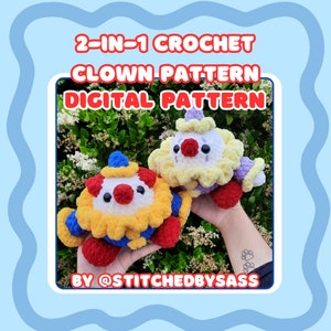 2-in-1 Crochet Clown Pattern