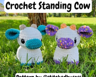 Crochet Standing Cow Pattern