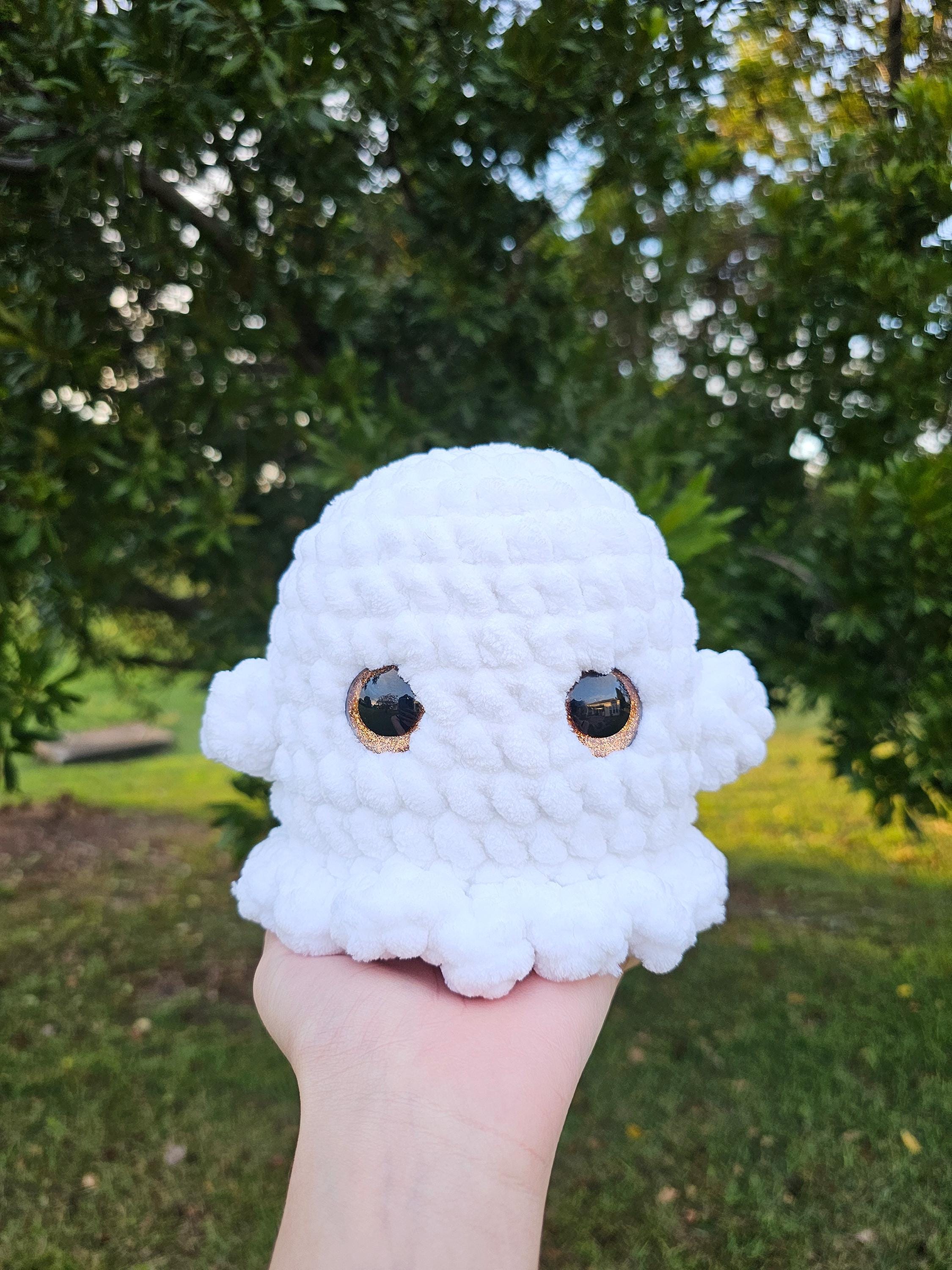 Chubby Ghost Crochet Plushie | Customizable | Amigurumi | Stuffed ...