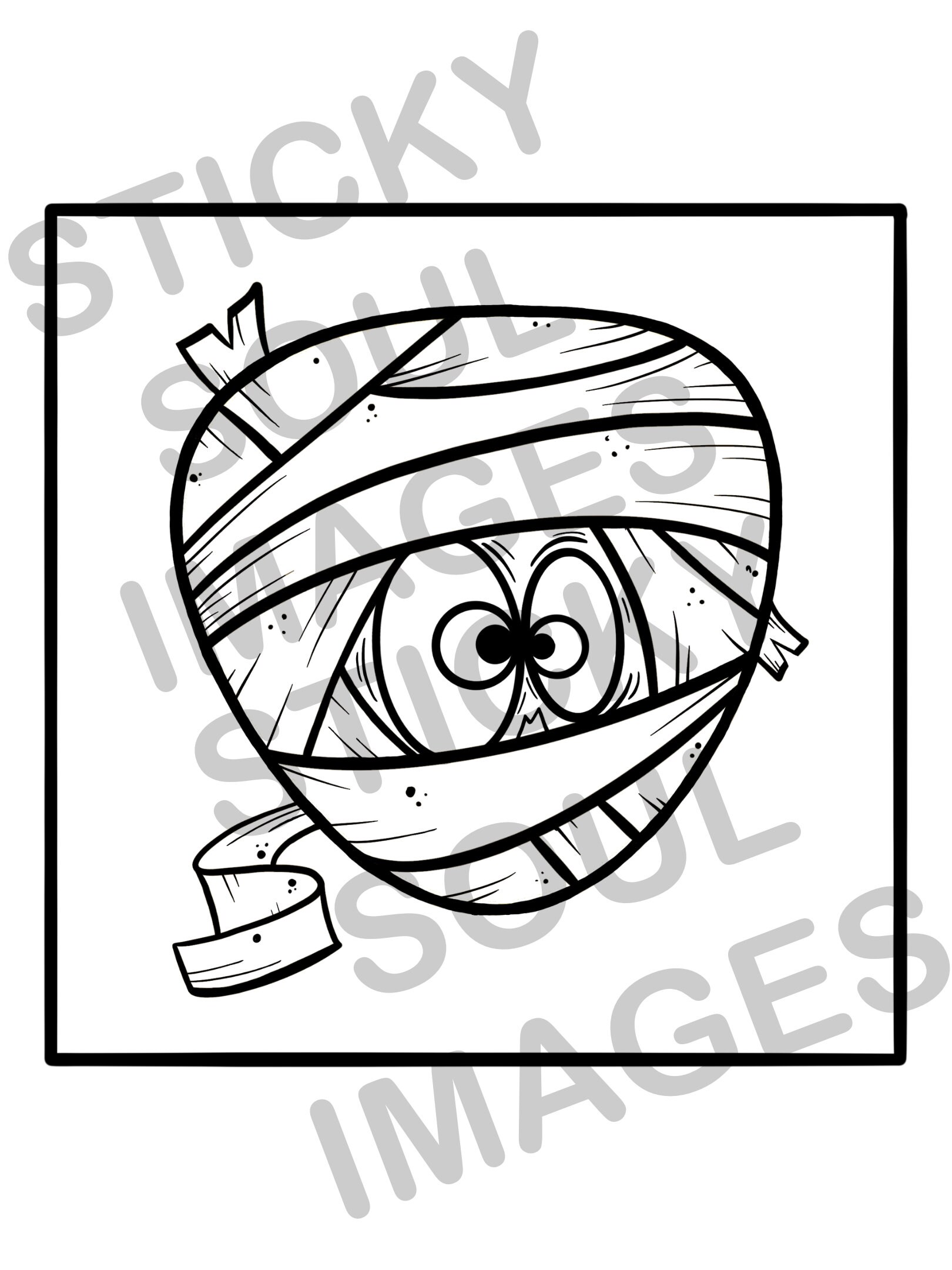 5 Printable Halloween Coloring Pages Bundle -basic - Etsy