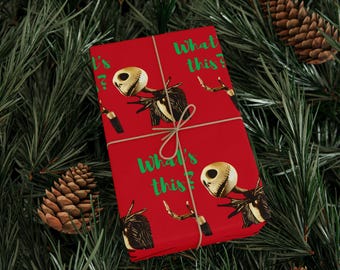 Jack Skellington Wrapping Paper: Nightmare Before Christmas, Movie Fans