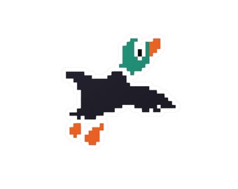 Duck Hunt Sticker NES Mario Brothers Retro