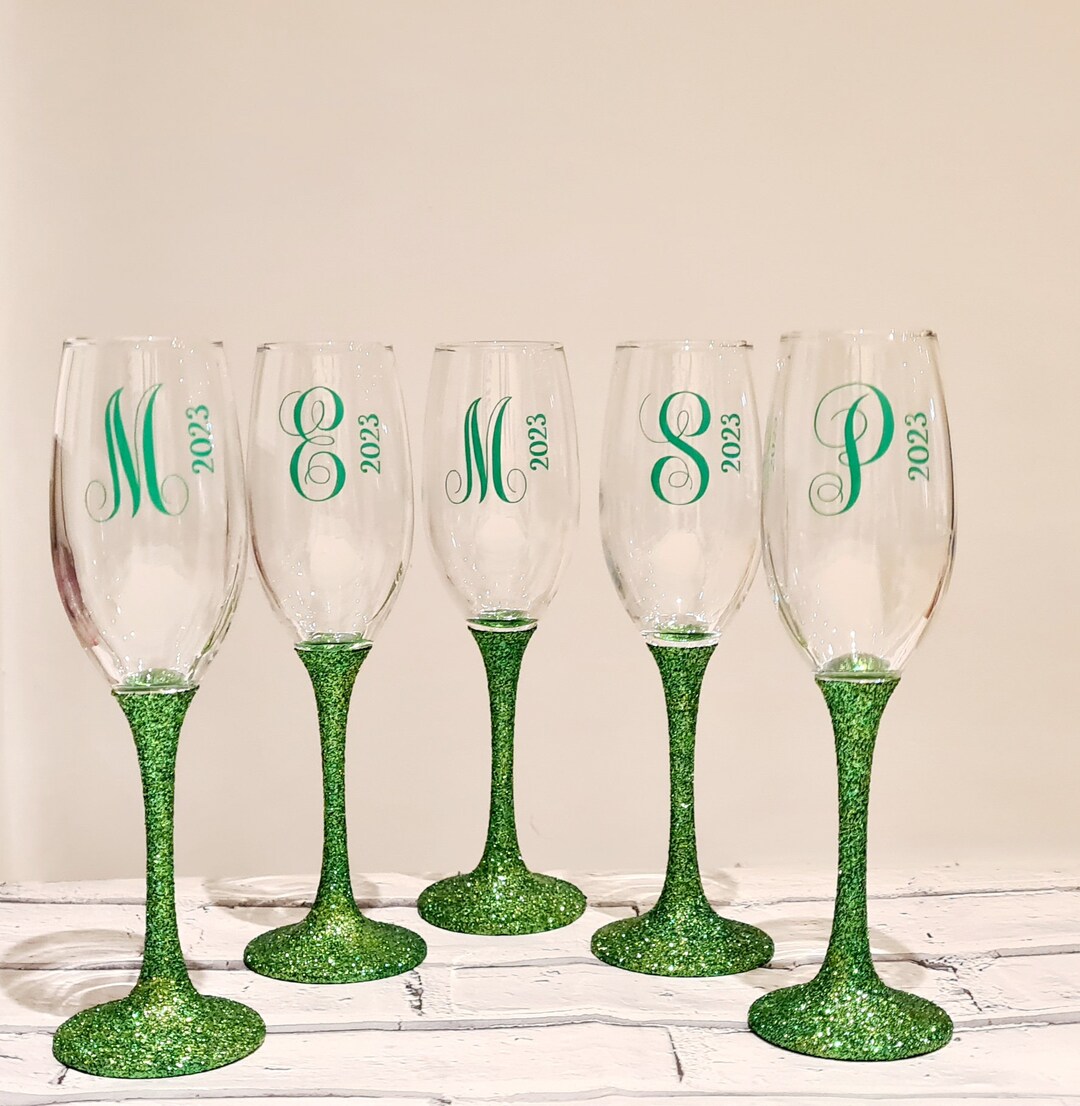 Champagne Glass, Party Tableware , Set of Table Glasses, Personalised