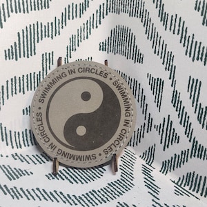 Mac Miller “Swimming in Circles” Yin Yang Patch – Laser Engraved Tribute!