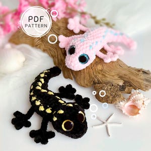 No-Sew Salamander Crochet Pattern: Salazar the Salamander Amigurumi PDF Instructions