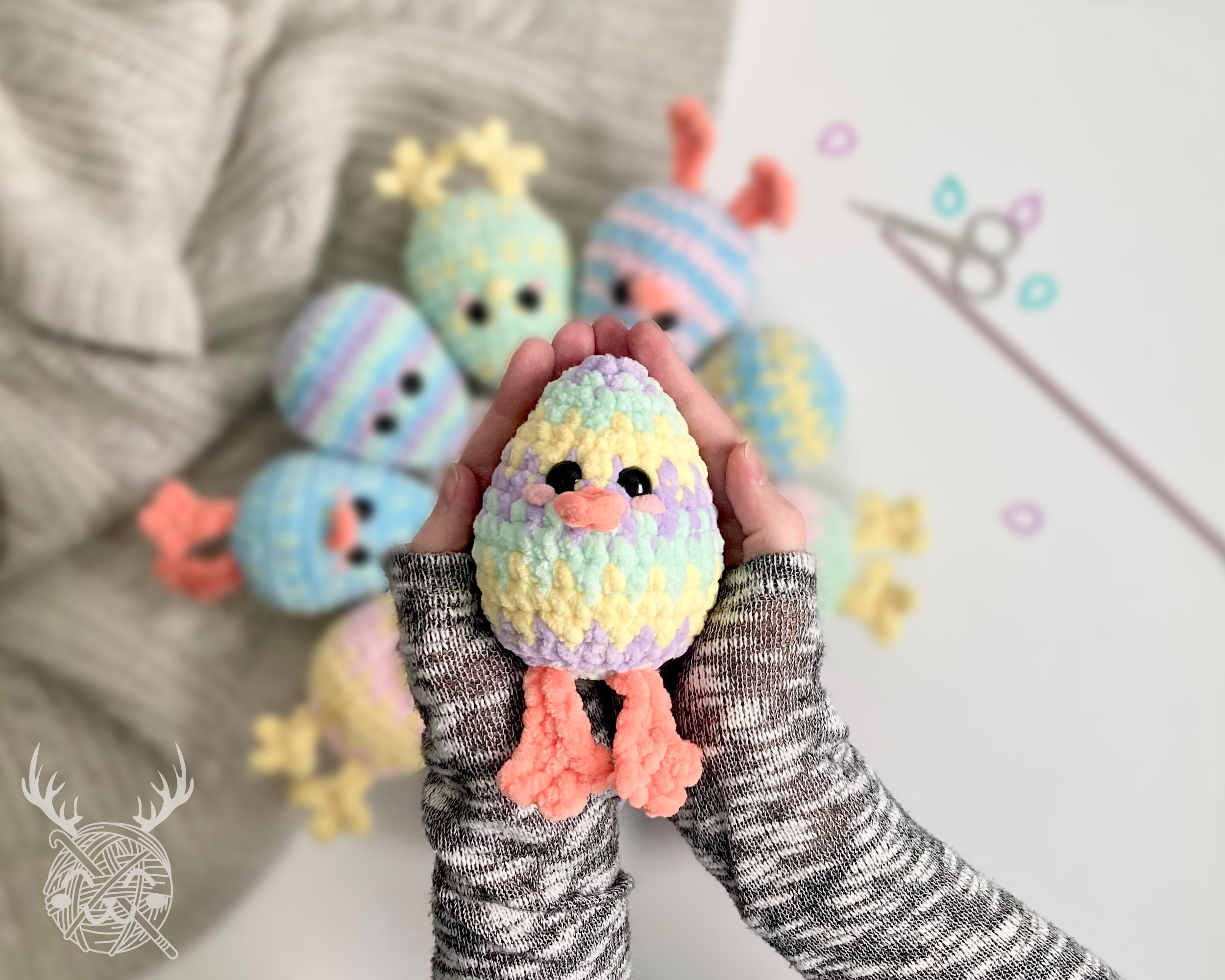 Animal Eggs & Easter Egg Crochet Pattern Bundle: 9-in-1 Amigurumi PDF ...