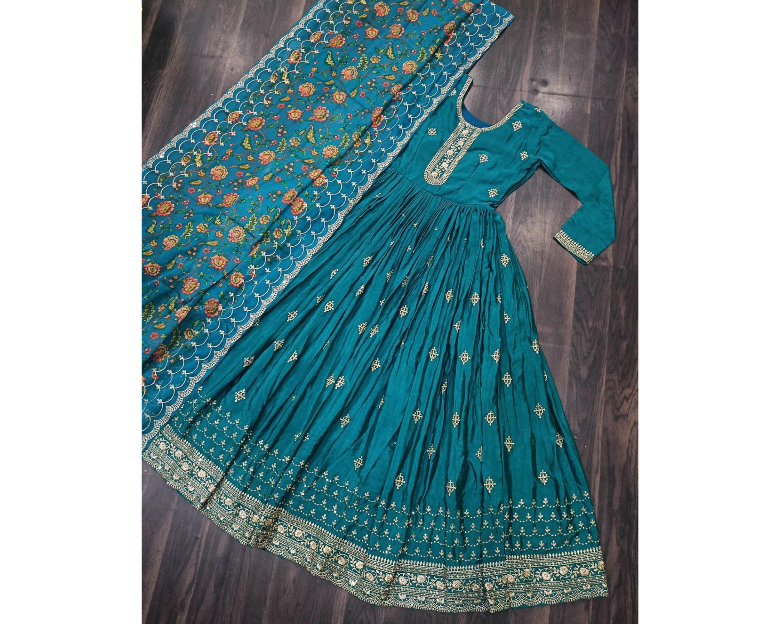 Maksi frock mouthful design 2018