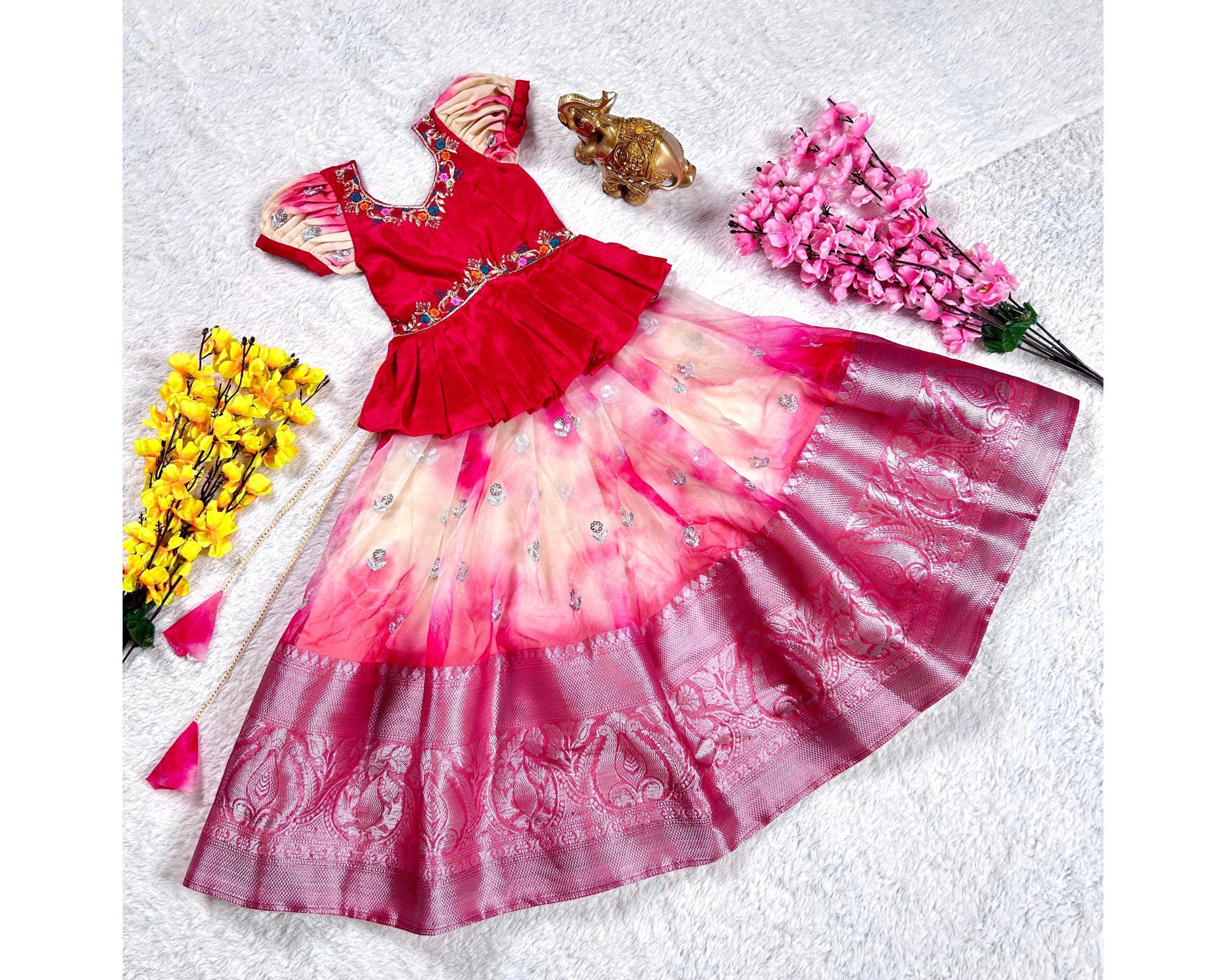 Kids Girls Sarees Etsy Canada