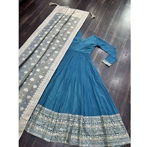 Stitched Anarkali Etsy