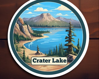 Crater Lake National Park Sticker - Vinyl Sticker #1