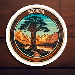 Sequoia National Park Sticker - Vinyl Sticker #2
