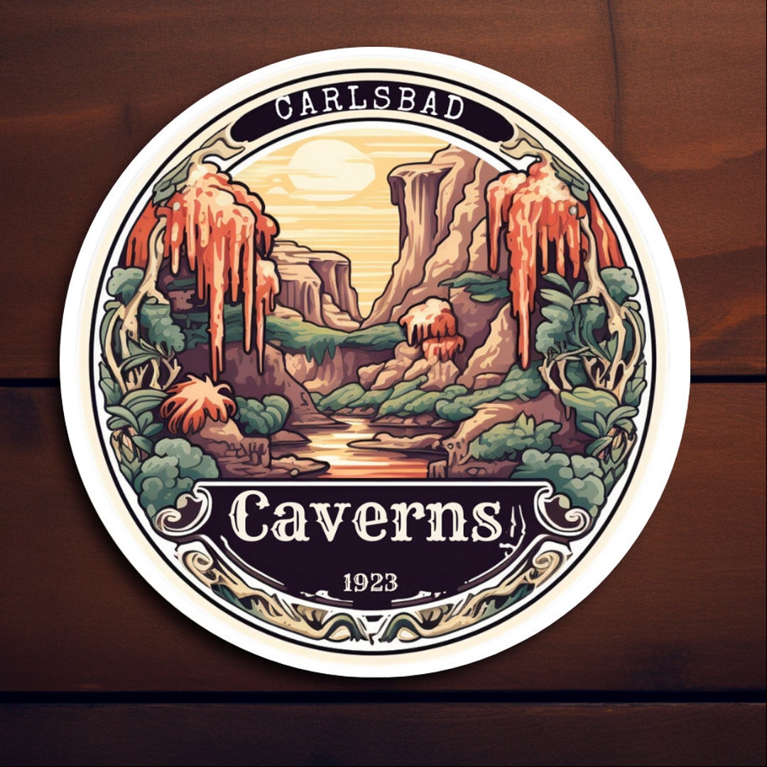Caver Sticker Carlsbad Caverns National Park Sticker - Vinyl Sticker #2 - Etsy