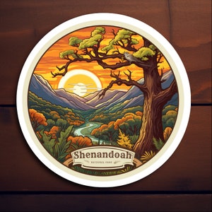 Shenandoah National Park Sticker - Vinyl Sticker #1