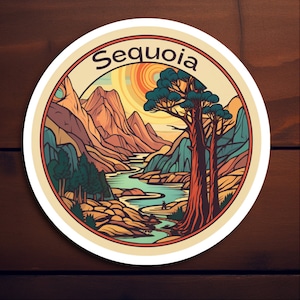 Sequoia National Park Sticker - Vinyl Sticker #1