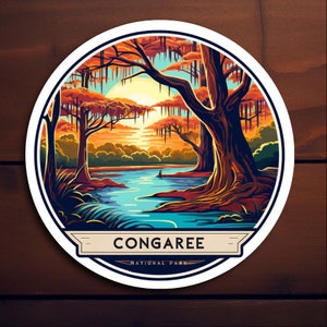 Congaree National Park Sticker - Vinyl Sticker #2
