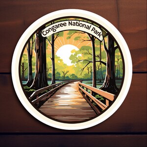Congaree National Park Sticker - Vinyl Sticker #1