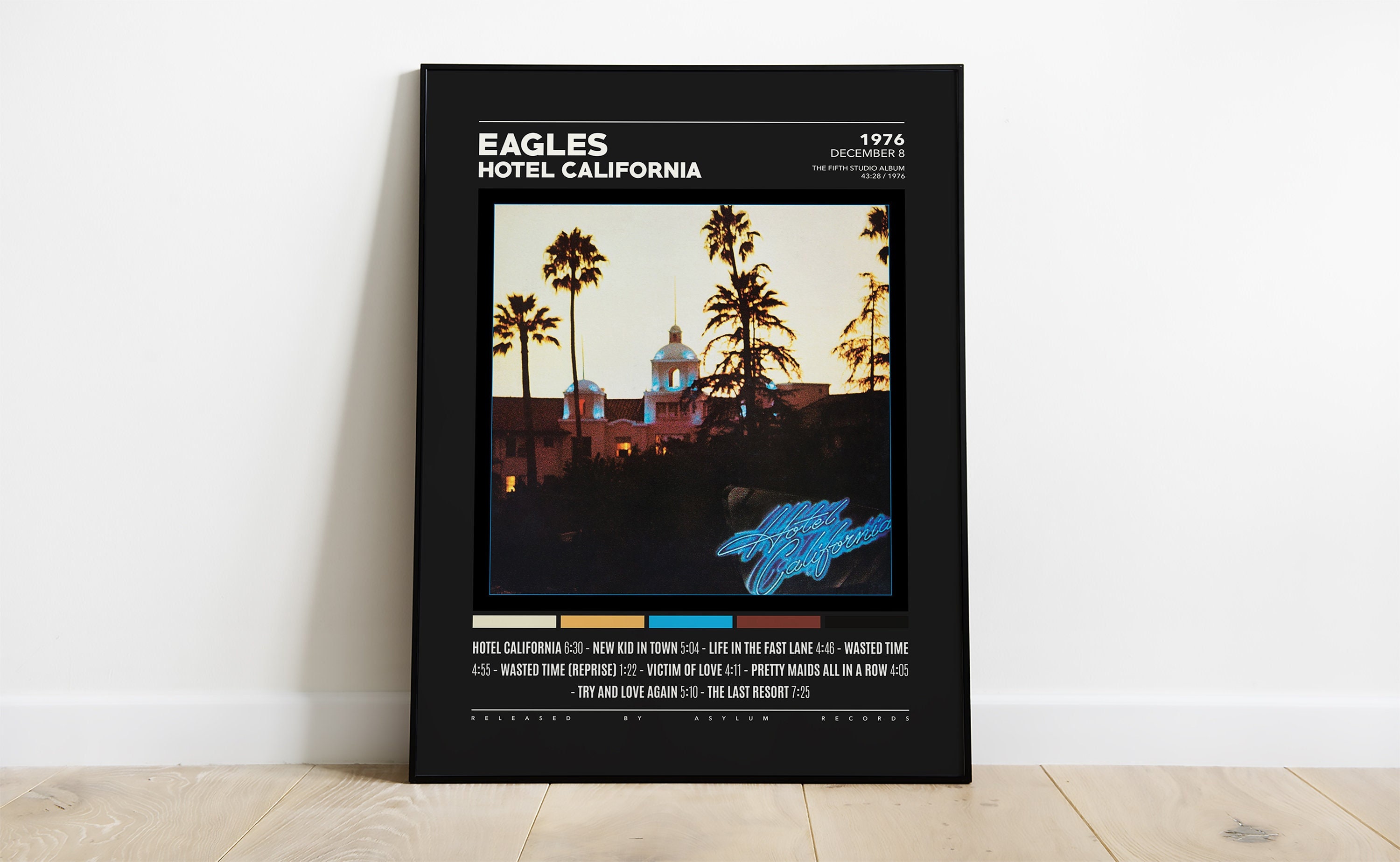 Eagles Posters / Hotel California Poster / Album Cover Poster sold by Coaster SKU