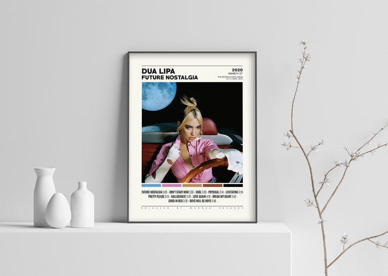 Dua Lipa Future Nostalgia The Moonlight Edition Canvas Kunst Dua Lipa Future Nostalgia The Moonlight Edition Canvas Kunst