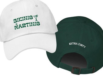 Bikinis & Martinis,  Martini Themed Bach, Martini Lover Hat bikinis and martinis, bachelorette hats, Martini Matching Bachelorette, extra