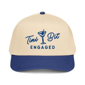 Embroidered Tini Bit Engaged Hat, Dirty Martini Bride Hat, Engagement Gift Hat, Wifey Hat, Bride Hat, Dirty Martini Bride, Newly Engaged Hat