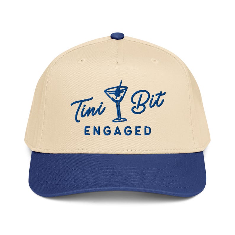 Embroidered Tini Bit Engaged Hat, Dirty Martini Bride Hat, Engagement Gift Hat, Wifey Hat, Bride Hat, Dirty Martini Bride, Newly Engaged Hat