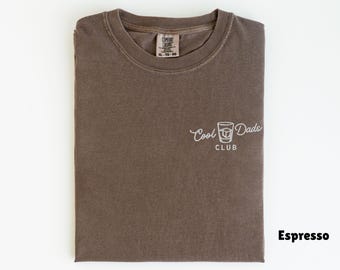 Embroidered Comfort Colors Cool Dads Club Shirt, Old Fashioned Dad Shirt, Pregnancy Announcement New Dad Gift, Fathers Day Gift