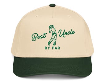 Gorra bordada "Mejor tío" de Par, regalo para anunciar el embarazo de un nuevo tío, el mejor tío del mundo, gorra para regalar a un tío, idea de regalo de golf para un tío.
