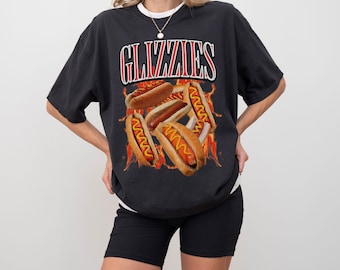 Glizzies Shirt, Comfort Color Hot Dog Shirt, Hot Dog Bootleg Shirt, Glizzy Shirt, HotDog Shirt, Funny Hot Dog Lover Gift, Unisex Tshirt