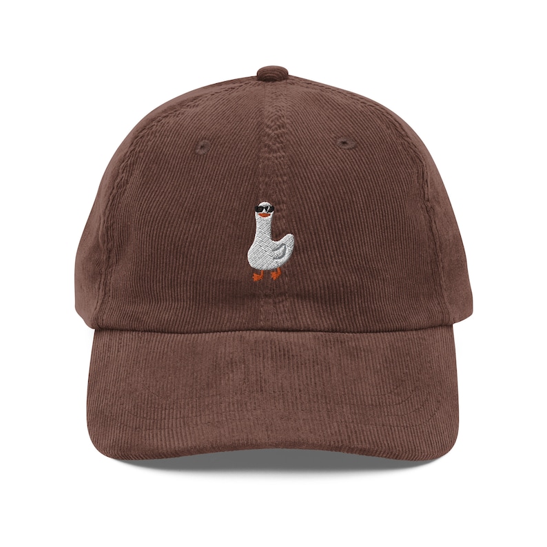 Gods Silliest Goose Hat, Silly Goose, SillyGoose, Funny Corduroy Hat, Cowboy, Goose, Silly Cowboy Goose Hat, Embroidered Hat Gift