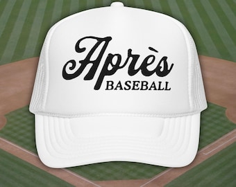 Apres Baseball Hat, Baseball Trucker Hat, Embroidered Baseball Hat, Baseball Hat, Gift for Baseball Parent, Baseball Mama, Baseball Dad