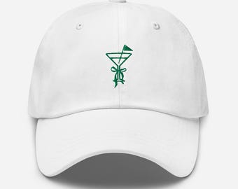 Dirty Martini Golf Hat, Golf Bachelorette, Embroidered Golf Hat, Martini Golf Hat, Cute Golfing Hats, Martini Golf Hat, Putts and Prosecco