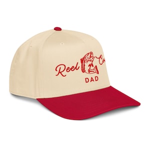Embroidered Dad Fishing Hat, New Dad Gift, Pregnancy Announcement New Dad, Christmas Gift for Dad, Reel Cool Dad, Fathers Day Gift